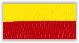 Stuha žlto - červená
